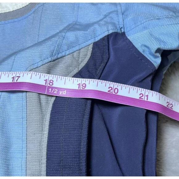 Vintage Spyder Womens Ski Jacket Size 12 Blue White Dermizax-EV X-Static Insulat - Picture 8 of 16